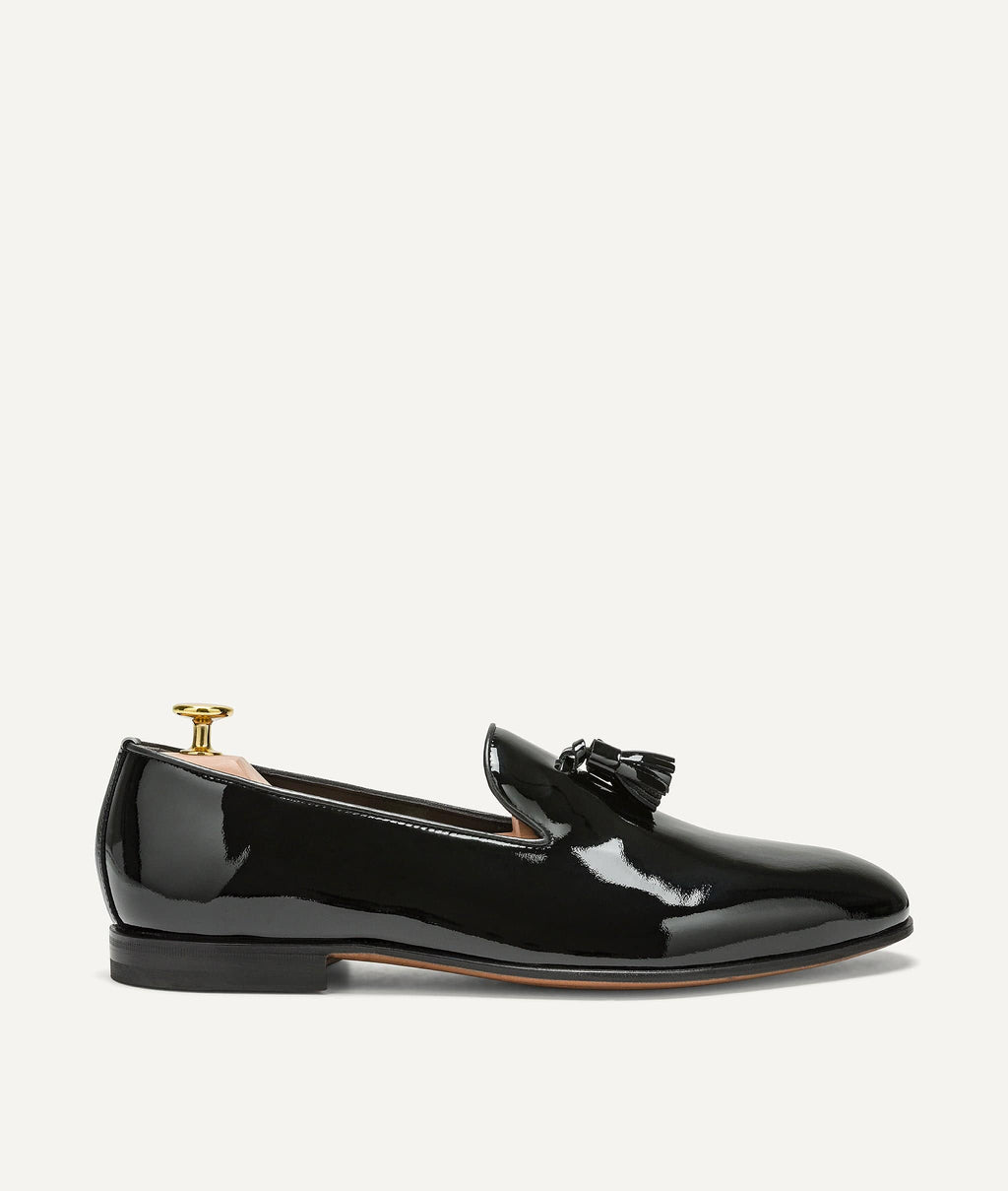 Smoking Shoe with Tassel in Patent Leather ETIQL