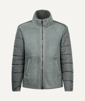 Herno - Jacket in Lambskin & Polyester
