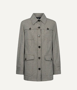 Eleventy - Short Coat in Viscose & Wool