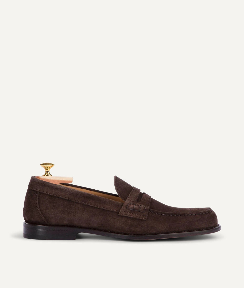 Penny Loafer in Suede – ETIQL