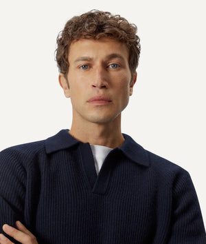 The Woolen Ribbed Polo