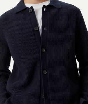 The Woolen Ribbed Overshirt