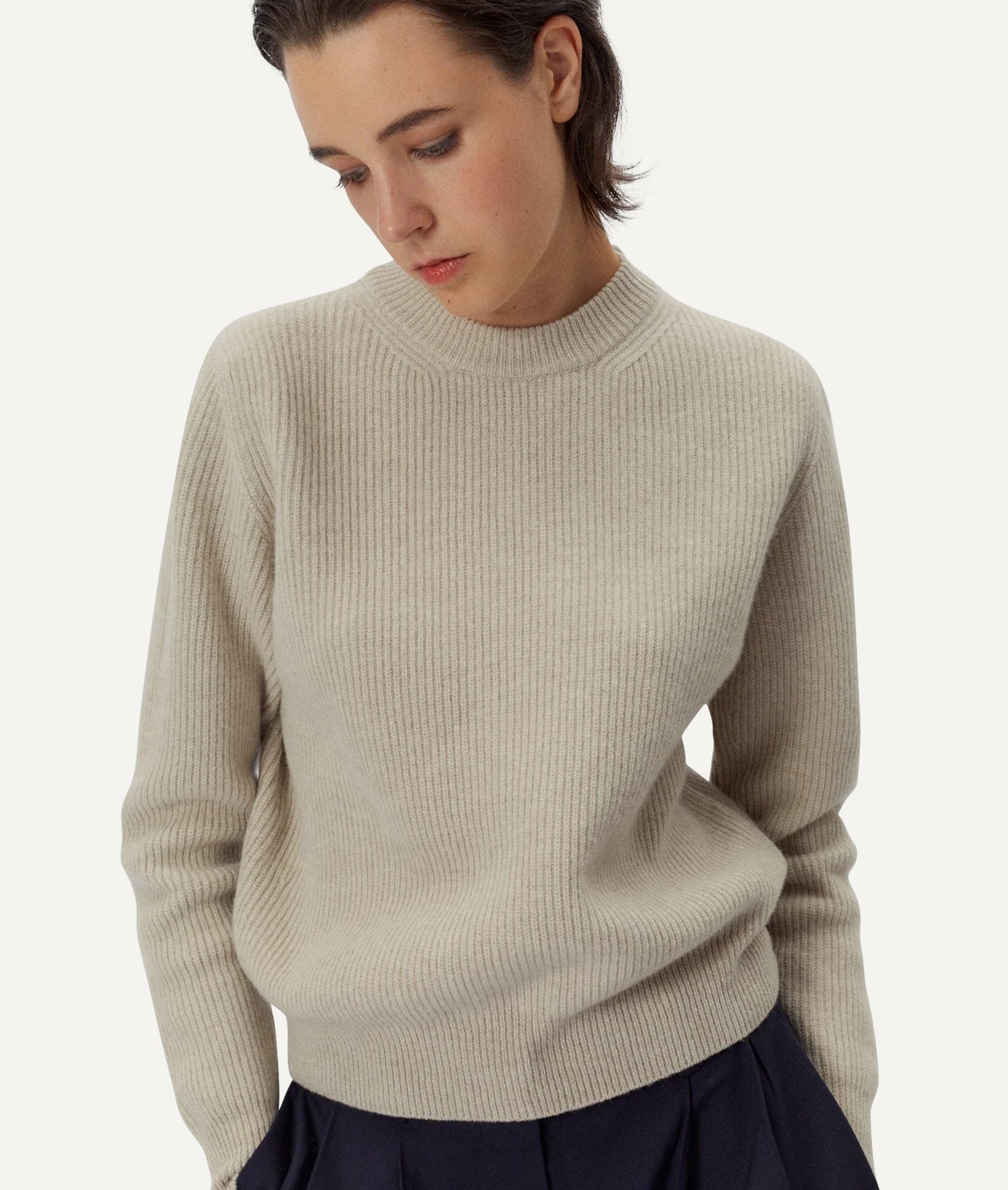 The Woolen Ribbed Sweater
