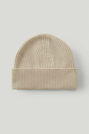 Ecru | The Woolen Ribbed Beanie