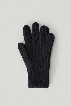 copy of the woolen ribbed gloves blue navy