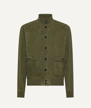 Bomber Jacket in Lamkskin