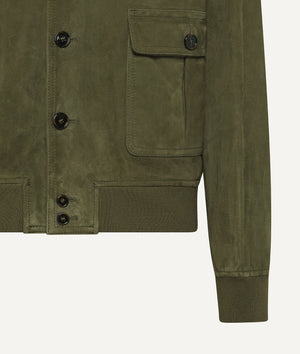 Bomber Jacket in Lamkskin