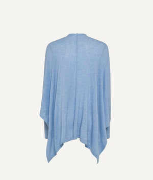 Poncho with Sleeves in Cashmere