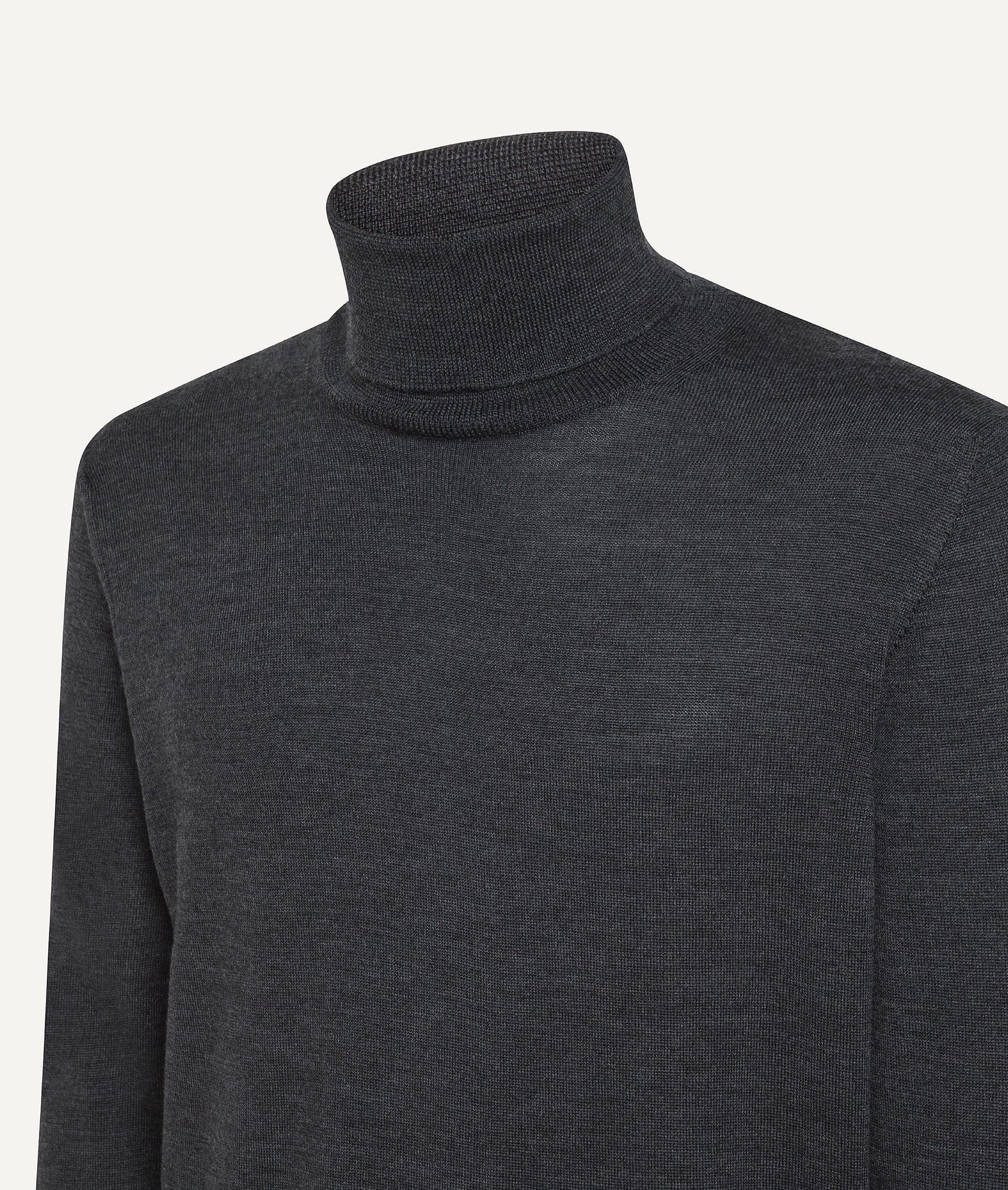 Roll Neck in Extrafine Merino Wool