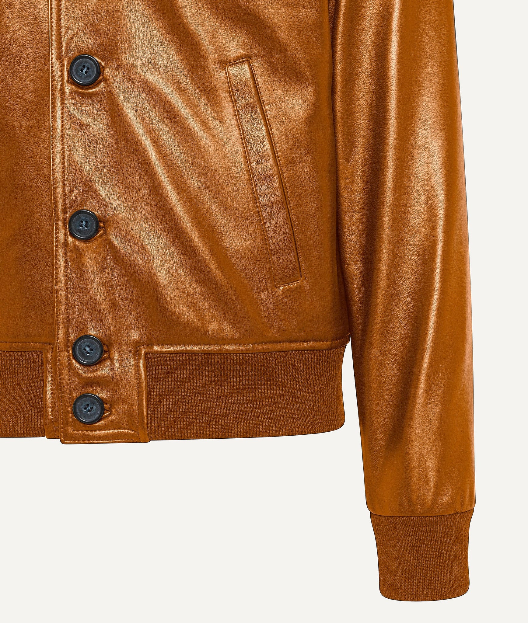 A1 Bomber Jacket in Lambskin