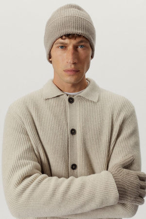Oak | The Woolen Ribbed Beanie