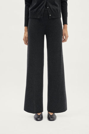 The Ultrasoft Wool Palazzo Pants - grey