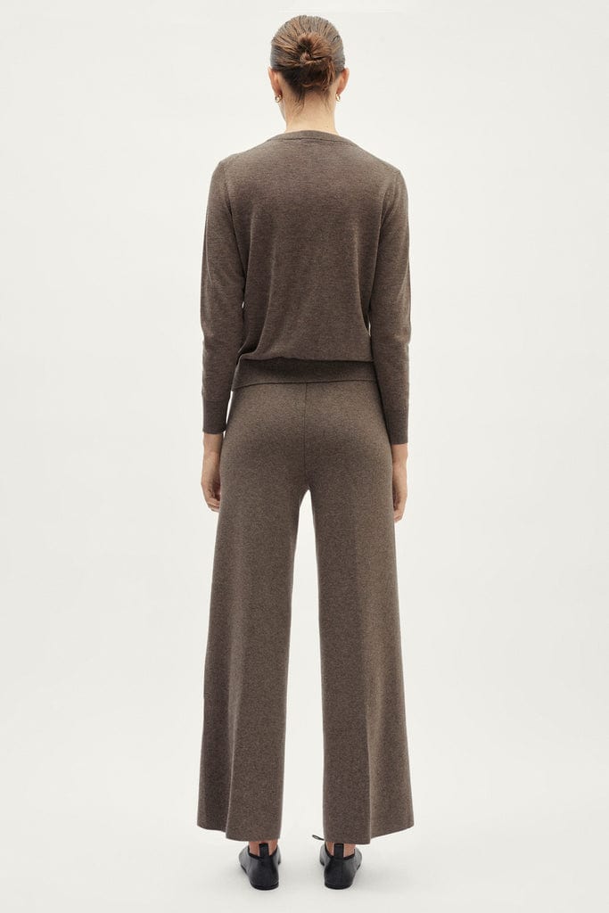 The Ultrasoft Wool Palazzo Pants - brown