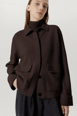 The Merino Wool Jacket - brown