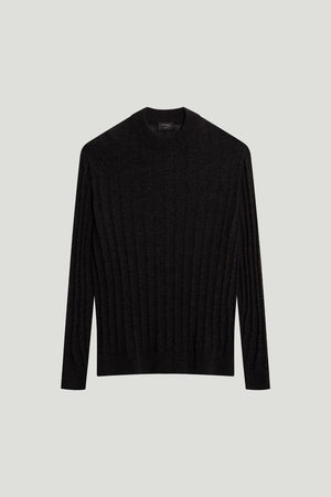 The Ultrasoft Ribbed Mock-neck