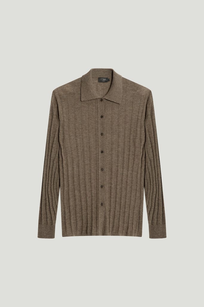 The Ultrasoft Ribbed Shirt - brown