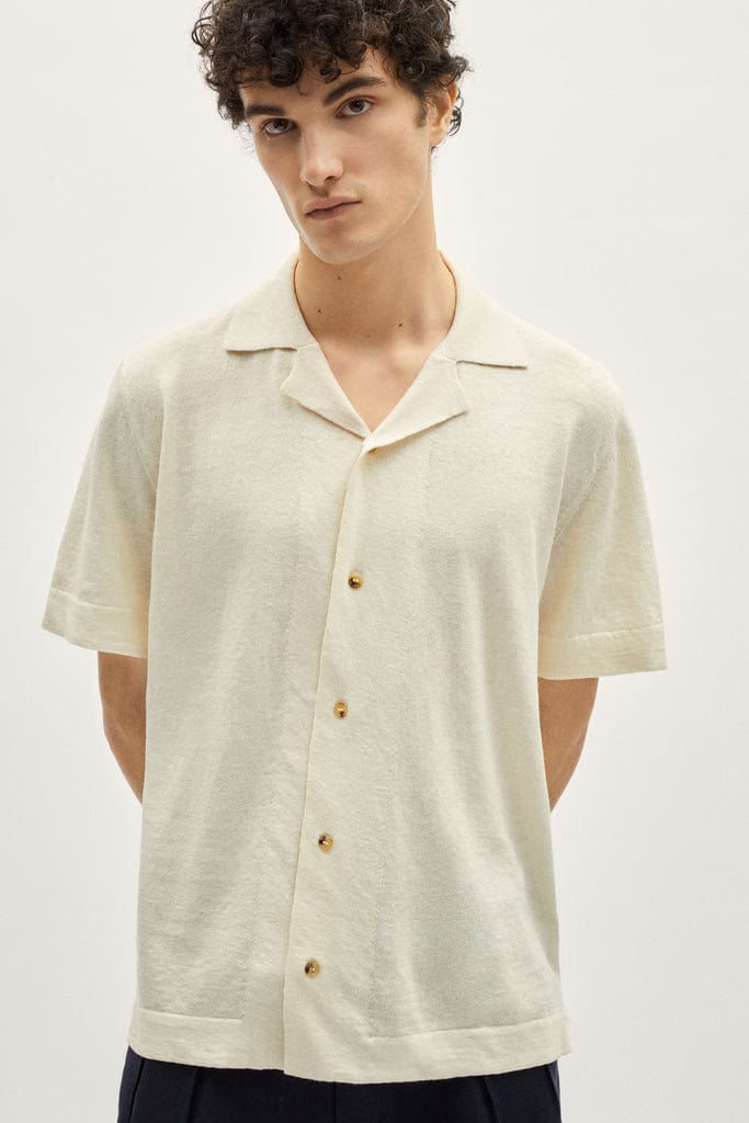 The Linen Cotton Bowling Shirt