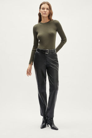 The Merino Wool Ribbed Sweater