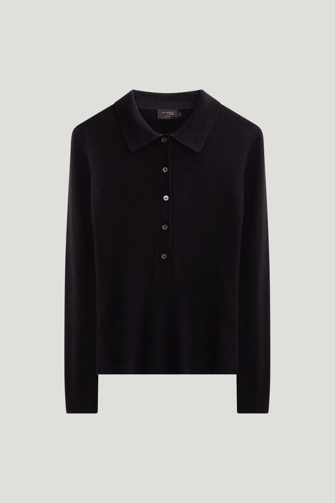 The Ultrasoft wool Buttoned Polo