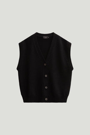 The Merino Wool Buttoned Vest