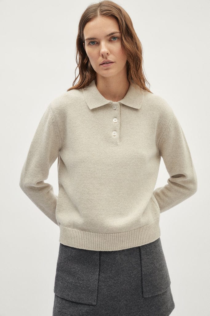 The Woolen Vintage Polo - ecru