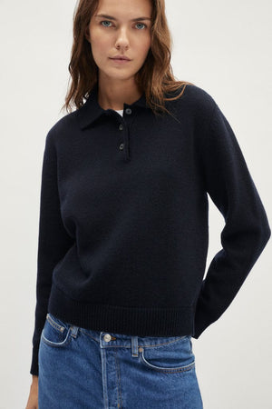 The Woolen Vintage Polo - blue