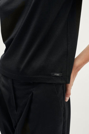 The Active Wool Tee - black