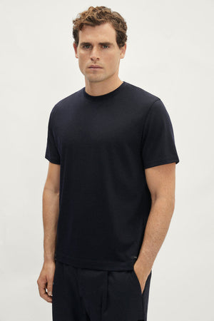 The Active Wool T-shirt - Blue