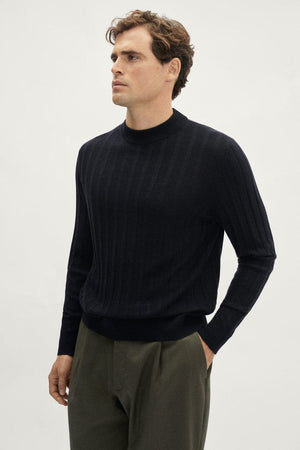 The Ultrasoft Ribbed Mock-neck