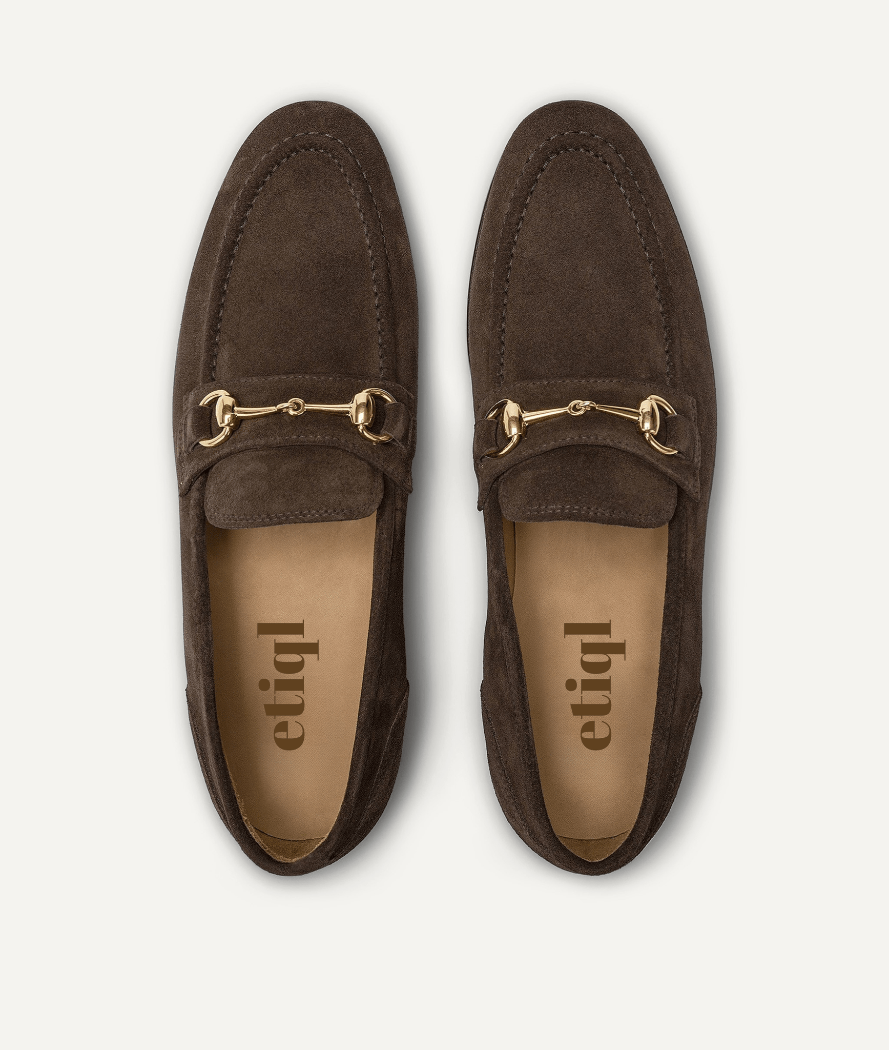 Chain Loafer in Suede Leather
