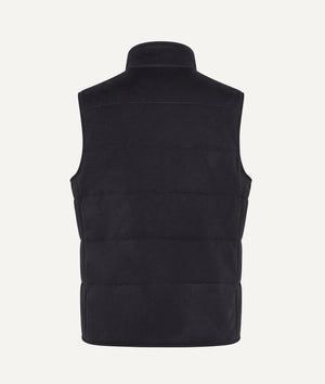 Quilted Gilet in Wool & Cashmere