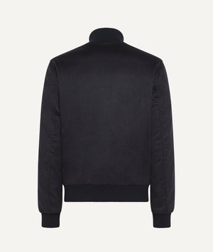 Reversible Bomber Jacket in Wool & Cashmere