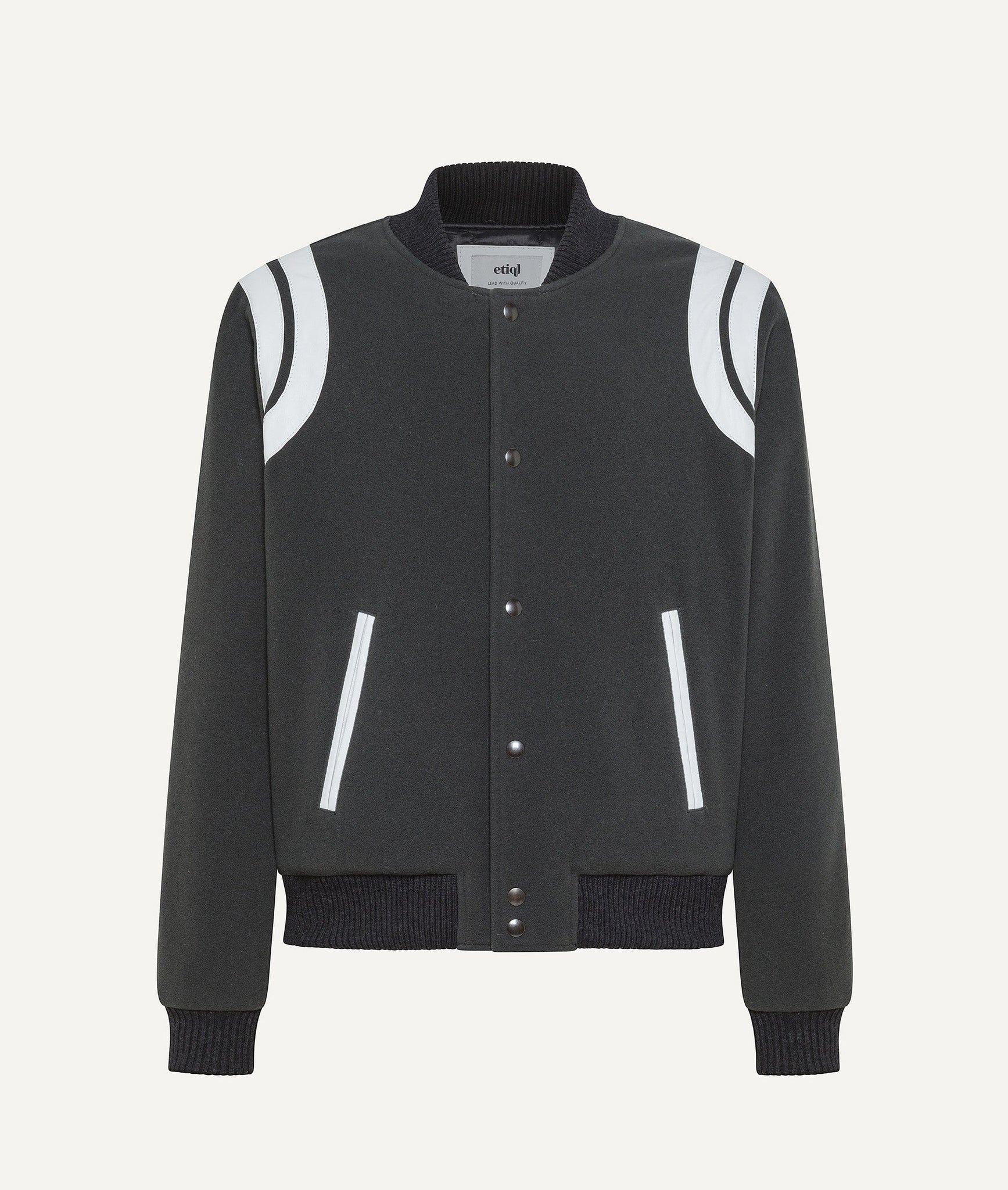 Varsity Jacket in in Wool & Cashmere