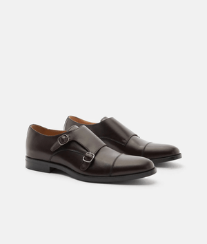 Double Monk Loafer in Calf Leather