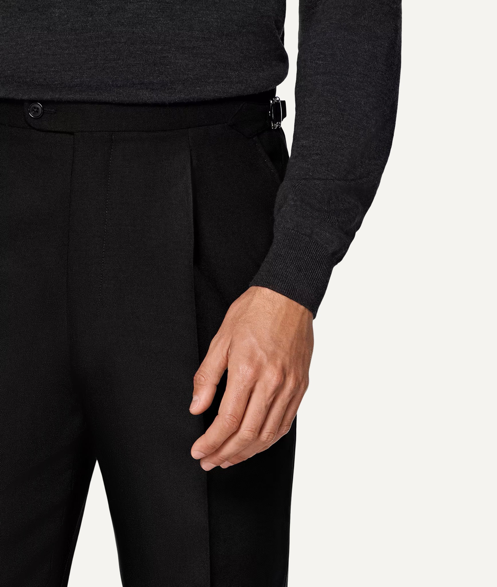 Business Trousers in Vitale Barberis Canonico Super 110’s Virgin Wool