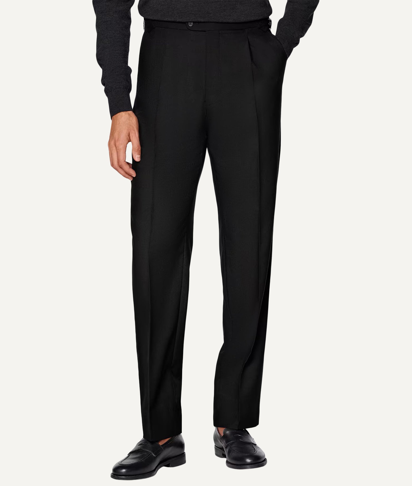 Business Trousers in Vitale Barberis Canonico Super 110’s Virgin Wool