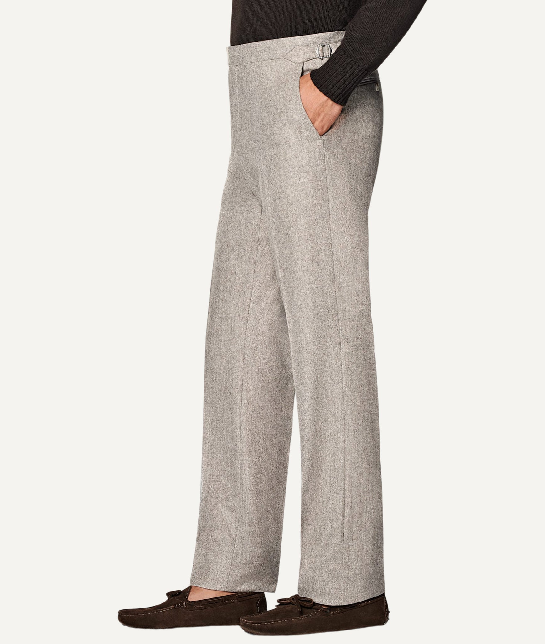 Trousers in Vitale Barberis Canonico Flannel Wool