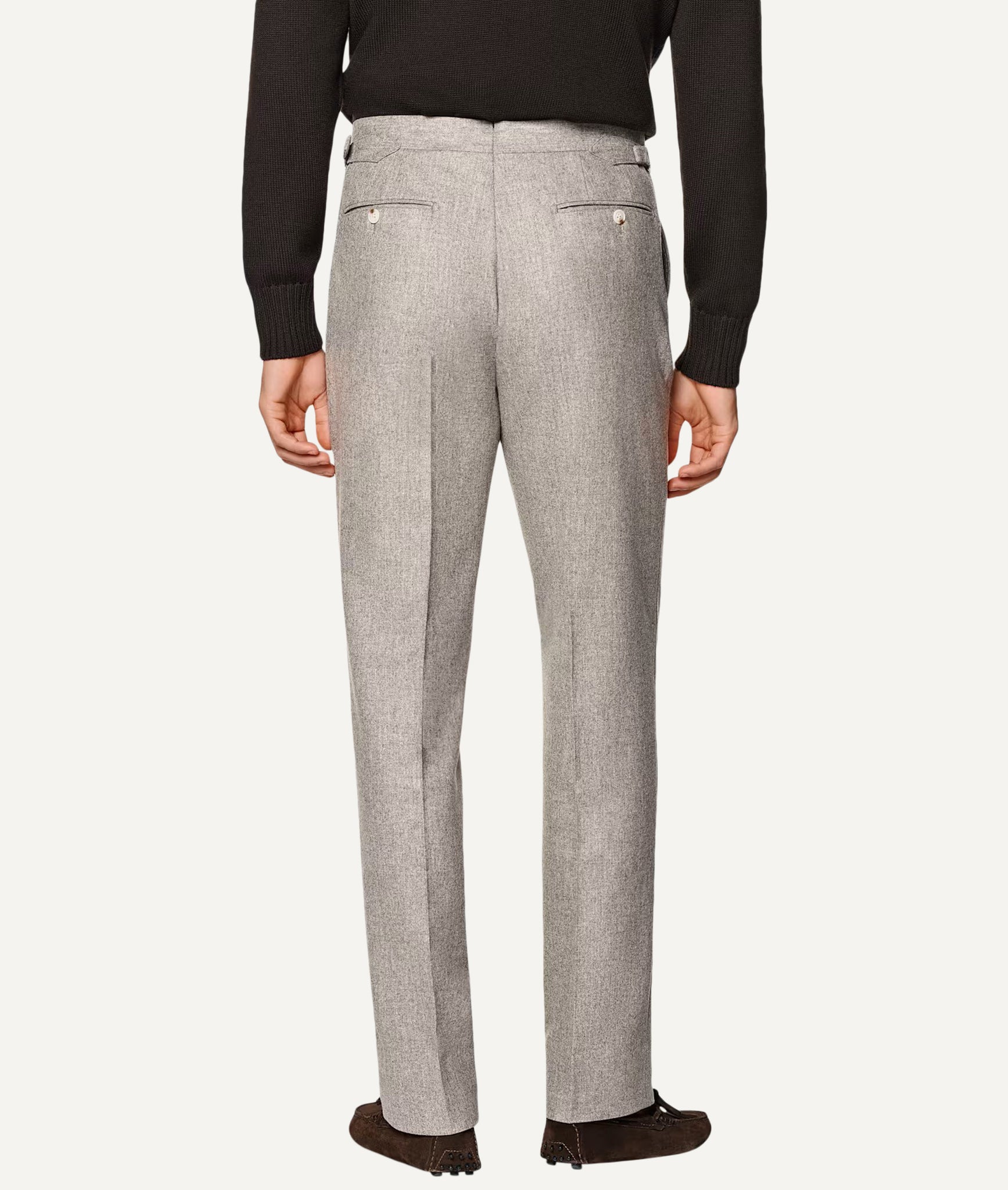 Trousers in Vitale Barberis Canonico Flannel Wool