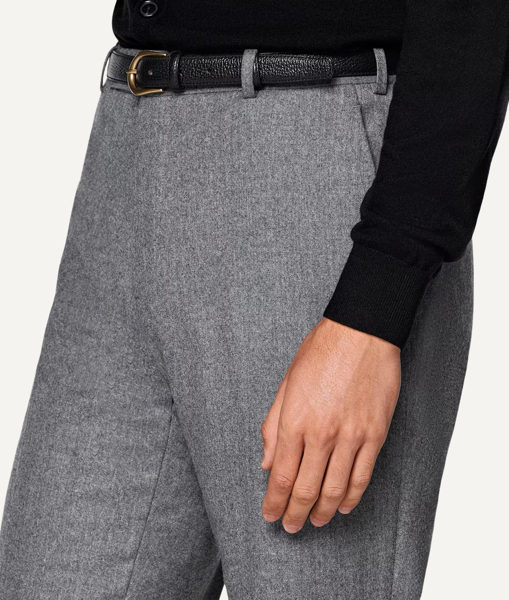 Trousers in Vitale Barberis Canonico Flannel Wool