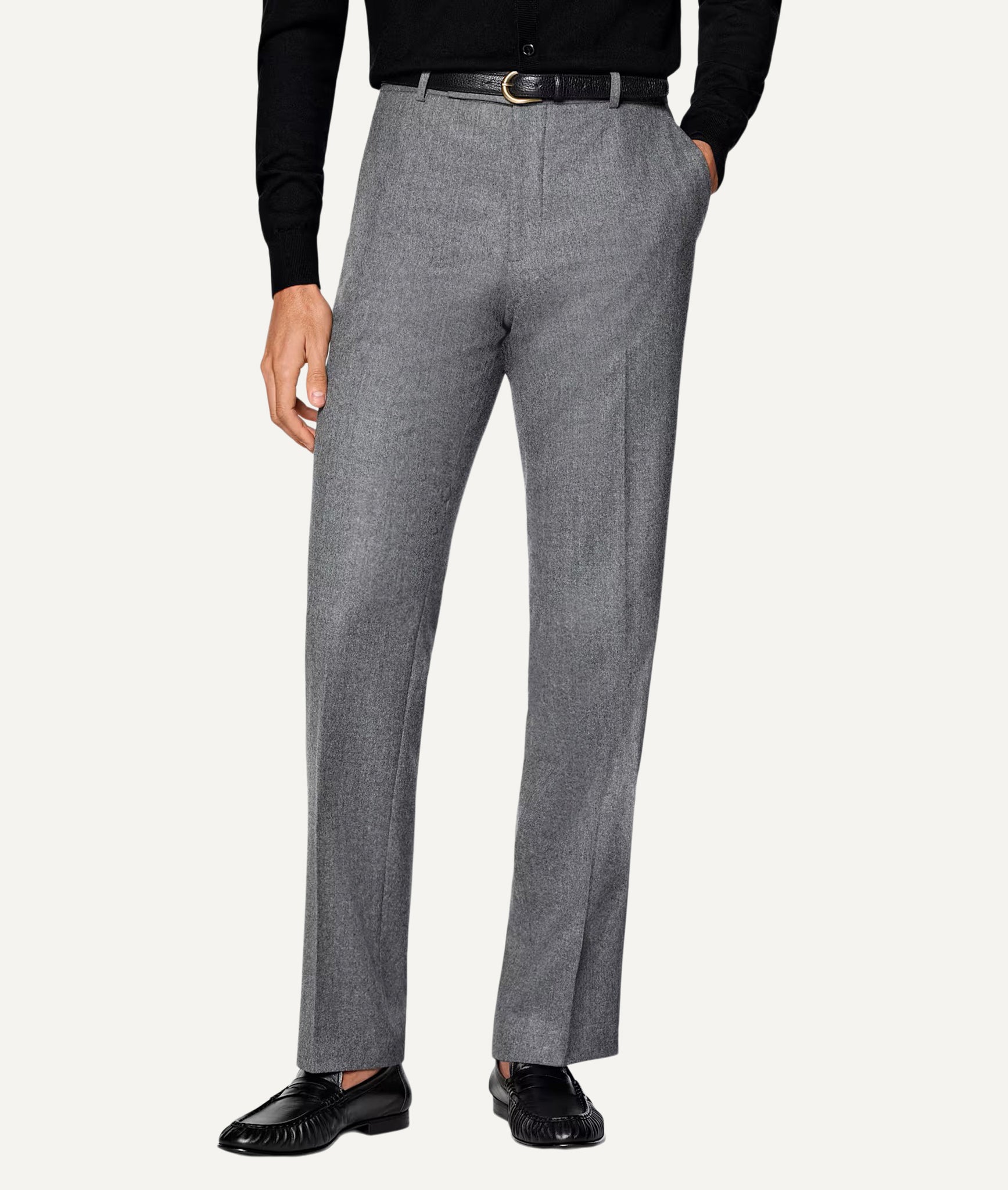 Trousers in Vitale Barberis Canonico Flannel Wool