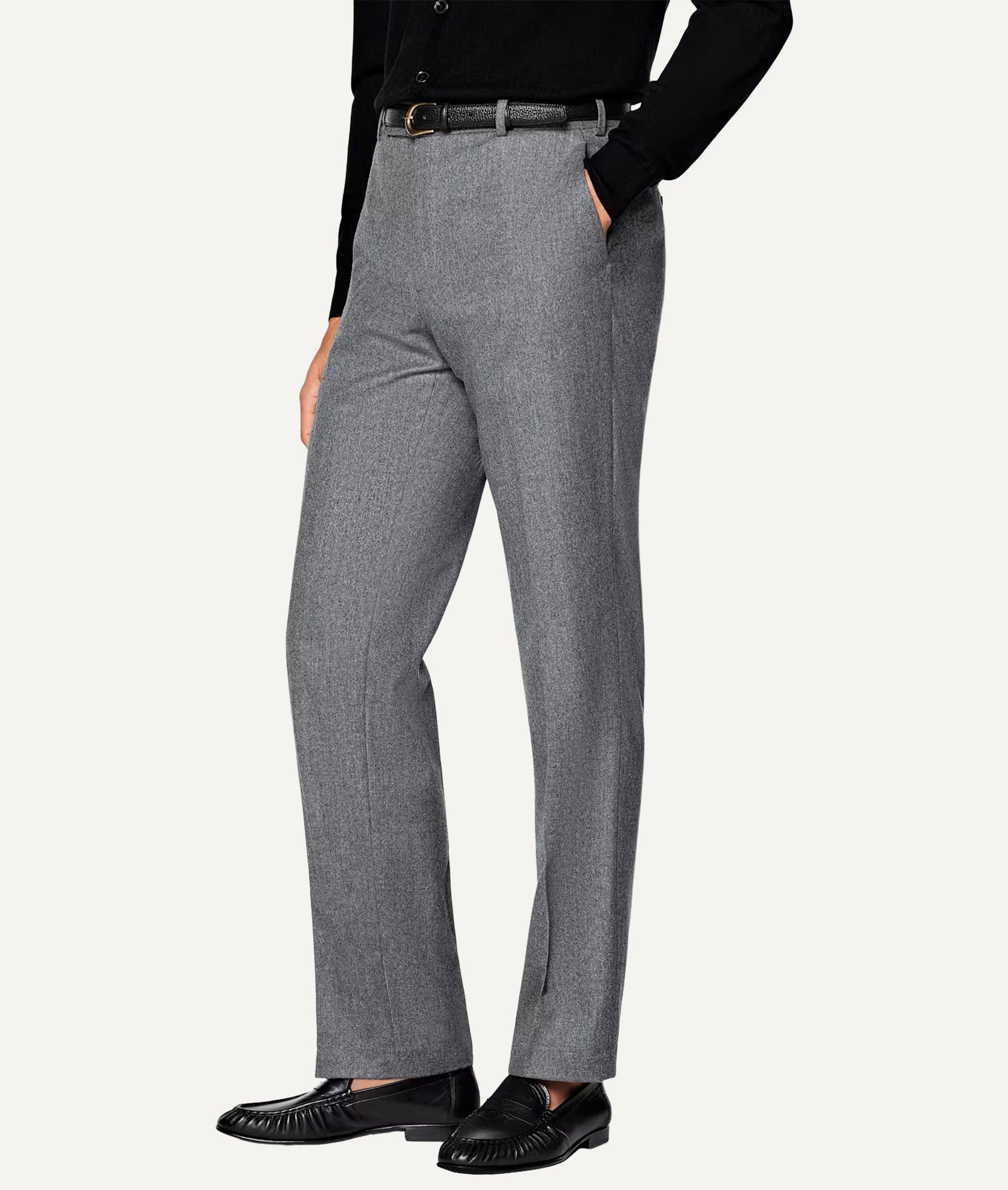 Trousers in Vitale Barberis Canonico Flannel Wool