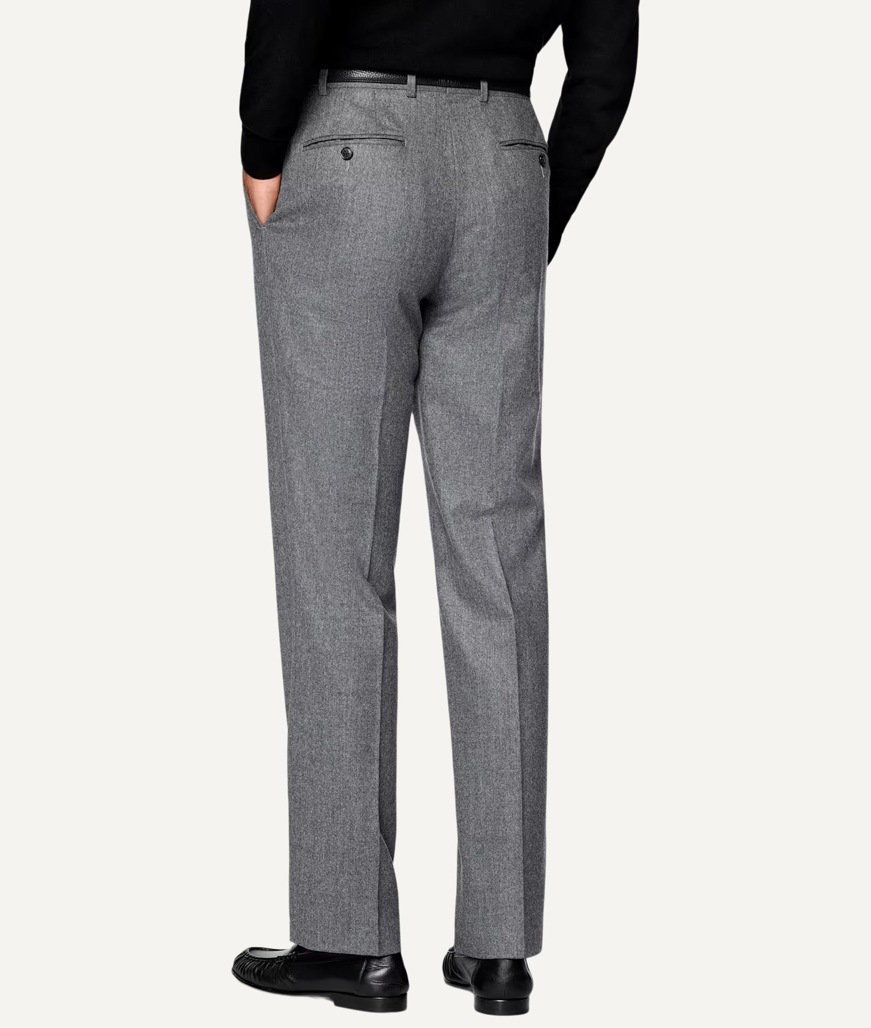 Trousers in Vitale Barberis Canonico Flannel Wool