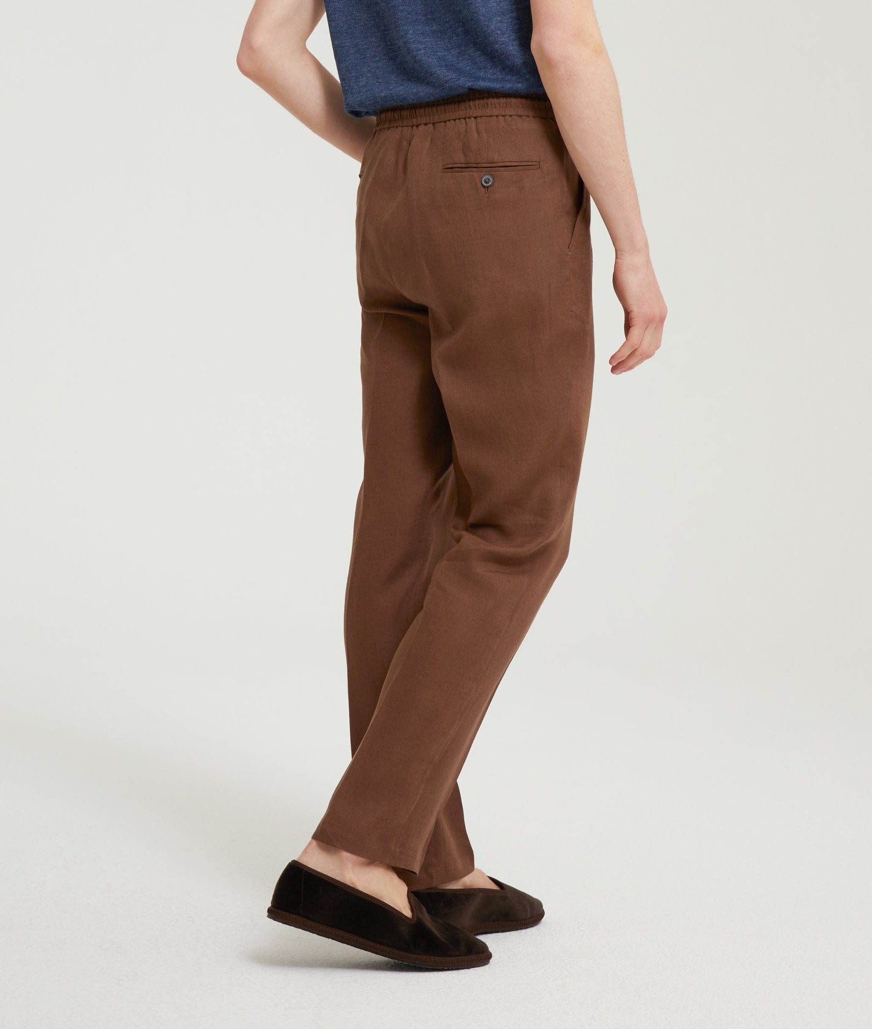 Trousers in Linen