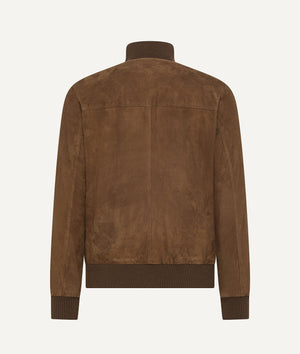 Bomber Jacket in Suede