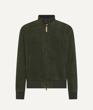 Bomber Jacket in Suede