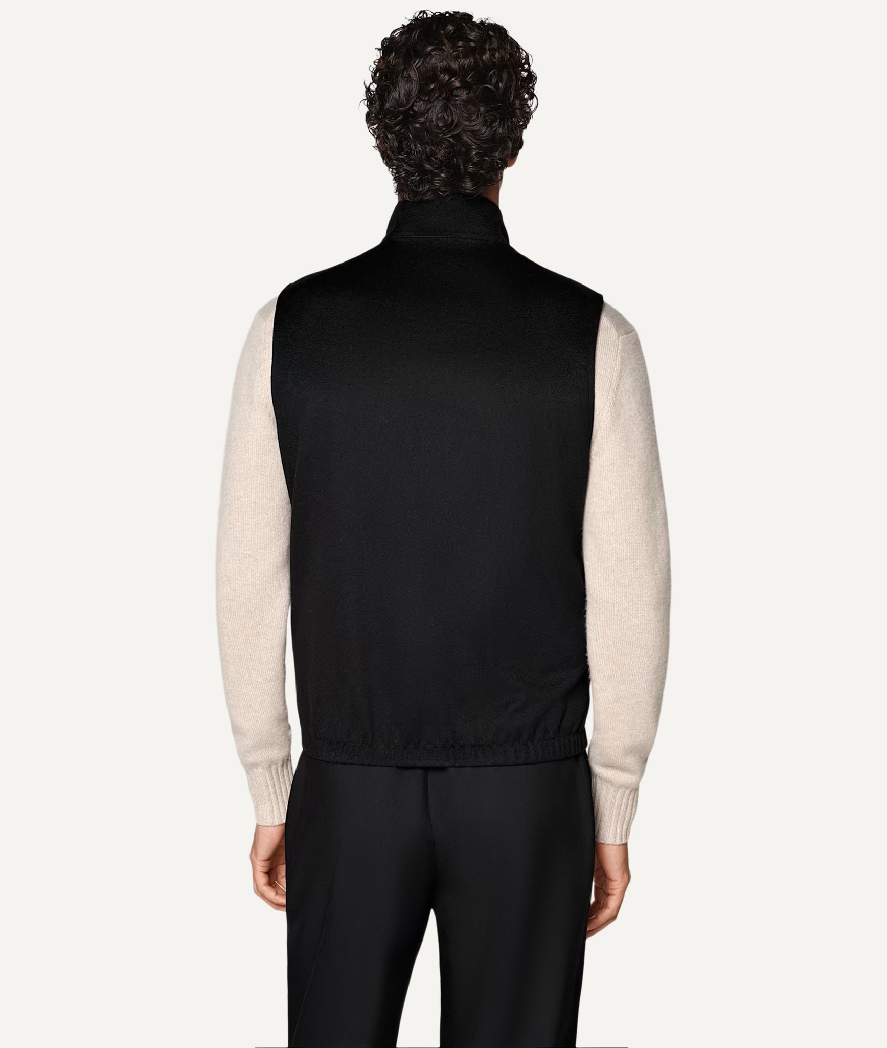 Vest in Piacenza Water-Repellent Cashmere