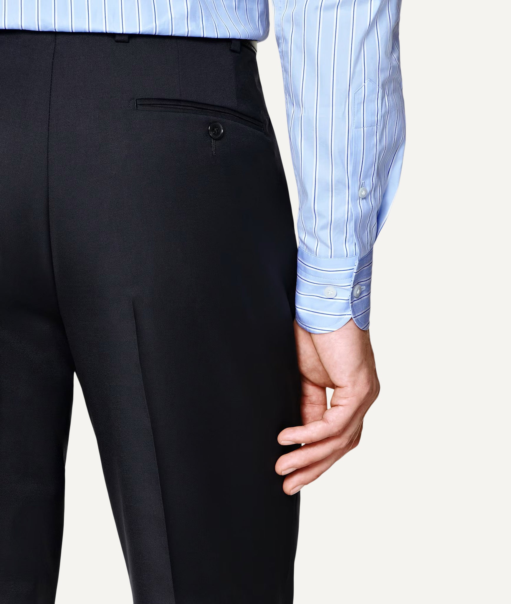 Double-Breasted Suit in Vitale Barberis Canonico Super 110’s Virgin Wool