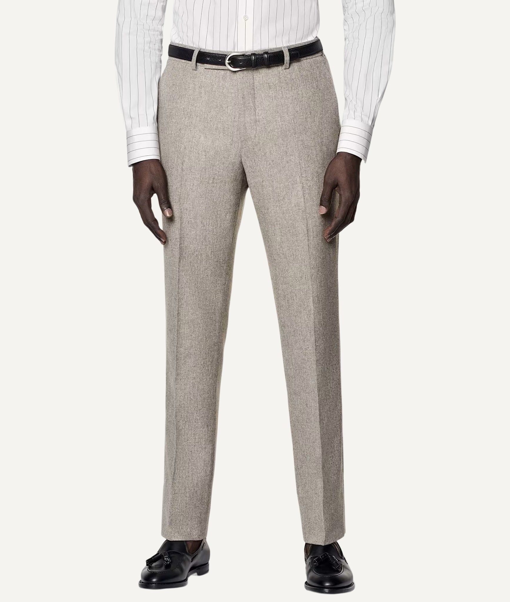 Single-Breasted Suit in Vitale Barberis Canonico Flannel Wool