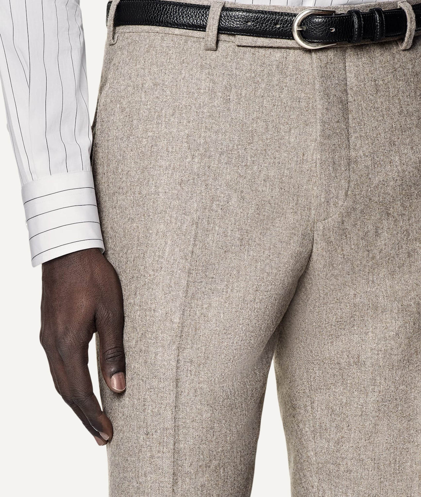 Single-Breasted Suit in Vitale Barberis Canonico Flannel Wool