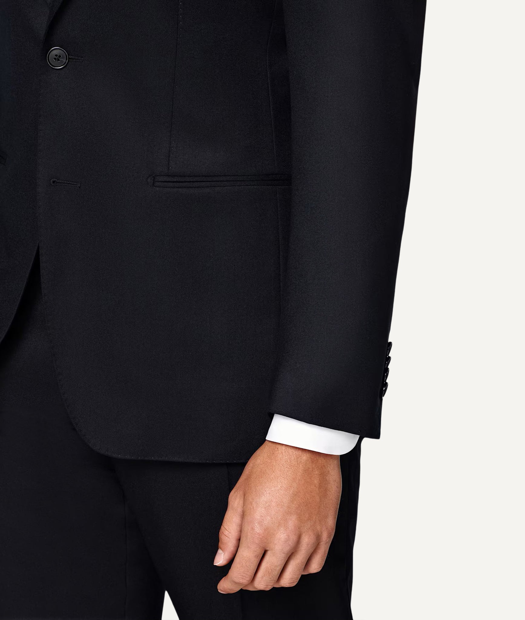 Single-Breasted Suit in Vitale Barberis Canonico Flannel Wool